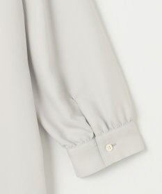 J.PRESS LADIES L 【洗える】ヌーディスバックサテン ボウタイ ブラウス