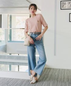 Tiaclasse 【洗える】刺繍ロゴカットソーTシャツ