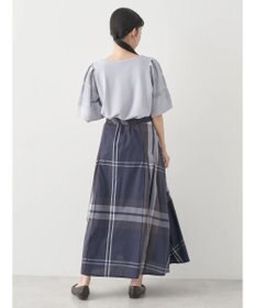 earth music&ecology ＢＩＧチェックフレアスカート