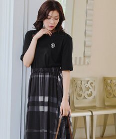 Tiaclasse 【洗える】刺繍ロゴカットソーTシャツ