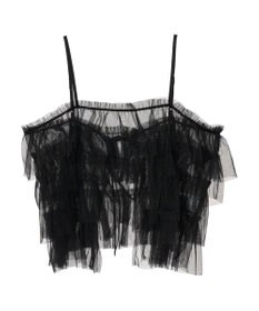 Green Parks ・ＥＬＥＮＣＡＲＥ　ＤＵＥ　２ｗａｙラメチュールフリルキャミ