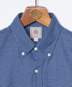 J.PRESS MEN コットンネルハウンドツース シャツ