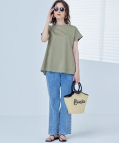 組曲 【WEB限定】コンシャスジャージー チュニックカットソー