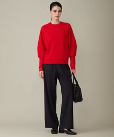 ICB 【洗える】 TWブロード ワイドストレートパンツ