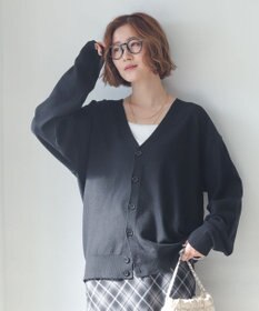 WEGO 【WEB限定/2025年秋冬新作//洗濯可/MLサイズ展開/ユニセックス着用ITEM】ドロップショルダーカーディガン