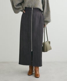 Green Parks ・ＥＬＥＮＣＡＲＥ　ＤＵＥ　スエードポンチＺＩＰスカー