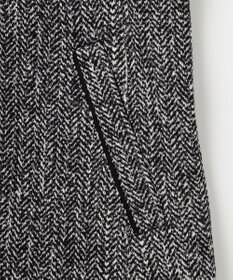 JOSEPH ABBOUD 【キングサイズ・洗える】ツィーディーフリース ブルゾン