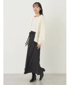 earth music&ecology ふさふさショートカーディガン