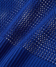 earth music&ecology メッシュルーズカーディガン