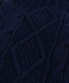 LENO ARAN ONEPIECE　アラン柄ニットワンピース