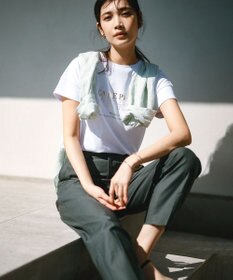 23区 L 【洗える】LIBECO バンドカラー シャツ