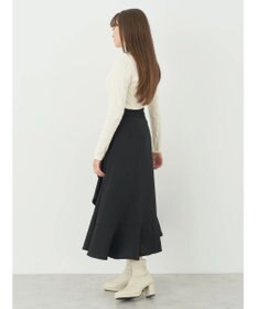 earth music&ecology ラッフルフリルイレヘムスカート