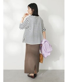 CRAFT STANDARD BOUTIQUE ボーダーサイドスリットプルオーバー