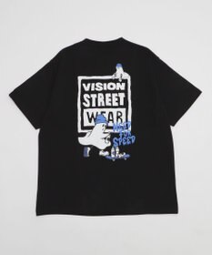 WEGO 【ユニセックス着用ITEM】別注VISIONボックスロゴゴーストスケーターT（SS）