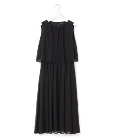 23区 L 【APPLAUDIR】ドットシアークレープ ドレス