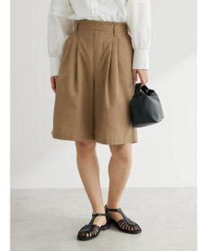 Green Parks 綿麻混ハーフパンツ