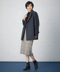 J.PRESS LADIES 【洗える】PL/Visストレッチチェック スカート