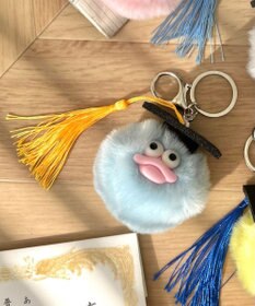 WEGO 卒業おめおめモンスターぬいぐるみキーホルダー