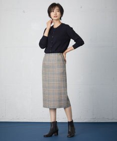 J.PRESS LADIES 【洗える】PL/Visストレッチチェック スカート