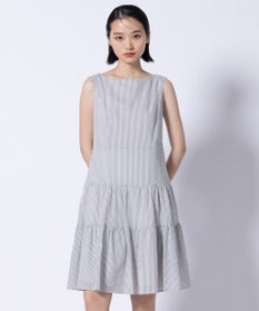 TOCCA 【00サイズあり・洗える・速乾・消臭】WAVES ティアードドレス グレー系5