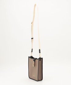 LA BAGAGERIE スクエアレザーミニショルダーバッグ