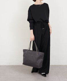 russet 《ファスナーポケット付きショルダーベルト》2wayトートバッグ(SF-266)