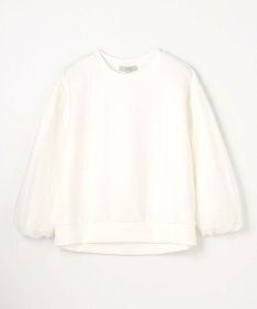 ANY L 【洗濯機可】チュールコンビダンボールプルオーバー