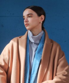 BEIGE， ZION / ウールロングチェスターコート