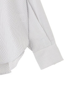 AMERICAN HOLIC 【イージーケア】ストライプVネックシャツ