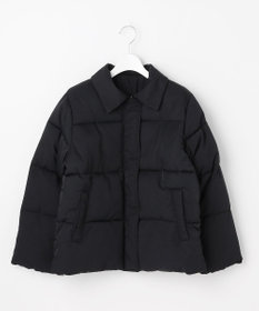 Feroux ファーカラー付き・ダウン見え中綿 ジャケット