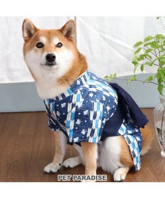 PET PARADISE 浴衣 矢絣柄 兵児帯  【中型犬】 【大型犬】