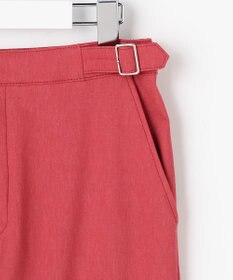 J.PRESS LADIES L 【WEB限定カラーあり・人気素材・セットアップ対応】セルロースリネンストレッチ テーパード パンツ