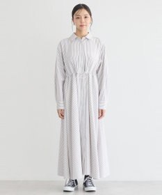 earth music&ecology ドロストシャツワンピース