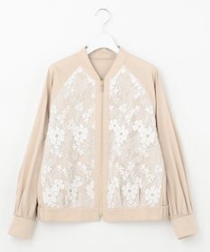 自由区 エンブロイダリー ブルゾン