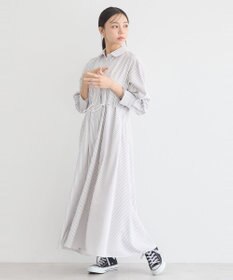 earth music&ecology ドロストシャツワンピース