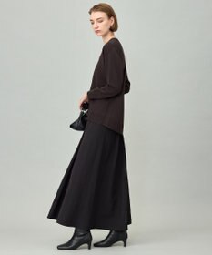 ICB L 【洗える】 シンセティックダブルフェイス ニットプルオーバー