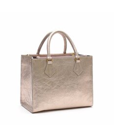 A.D.M.J. 【牛革】クラックメタル/イタリアンレザーWジップトートM