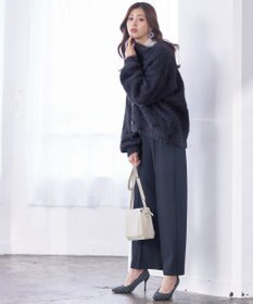 Tiaclasse 【洗える】シャギーニットカーディガン