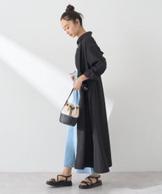 earth music&ecology ドロストシャツワンピース