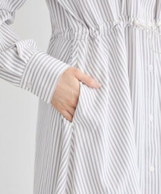 earth music&ecology ドロストシャツワンピース