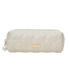 Maison de FLEUR リボンキルティングロングポーチ