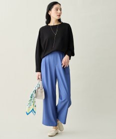 ANY イージーケアライトストレッチワイドパンツ