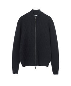 DAKS エアリースパン アラン裏目 ニットブルゾン