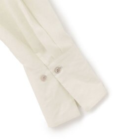 ICB 【洗える】テンセルコットンローン スクエアネックブラウス