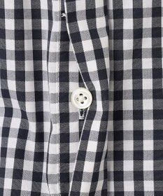 J.PRESS LADIES 【洗える・接触冷感・UVカット】エステネージュストライプ バンドカラーブラウス