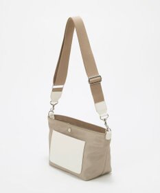 TOPKAPI 【Breath TOPKAPI sis】【WEB限定】ナイロン レザーポケット ミニ ショルダーバッグ 軽量 / CALM カーム　