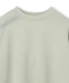 BEIGE， 【BEIGE,ecru/WEB限定・洗える】LOOP BACK / コットンスウェットリブトップス