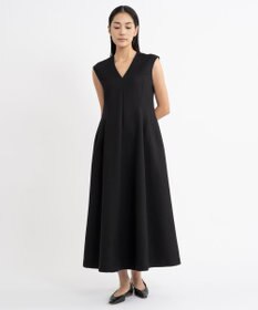 23区 S 【エステータ】ウールダブルジョーゼット ドレス