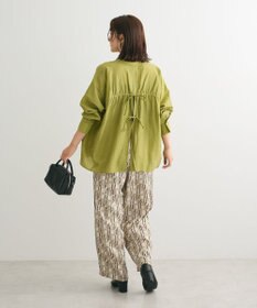 Green Parks バックシャンバンドカラーシャツ