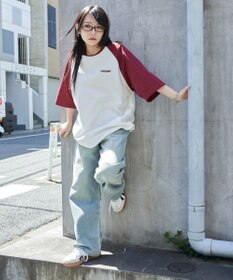 WEGO 【ユニセックス着用ITEM】ラグラングラフィックBIG　T（SS）